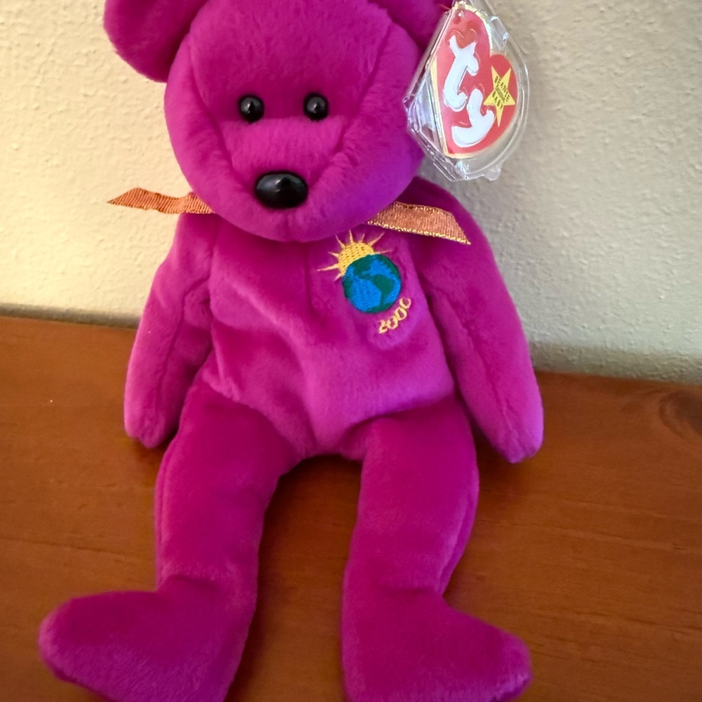 TY Beanie Baby Millennium Bear (1999,Retired)